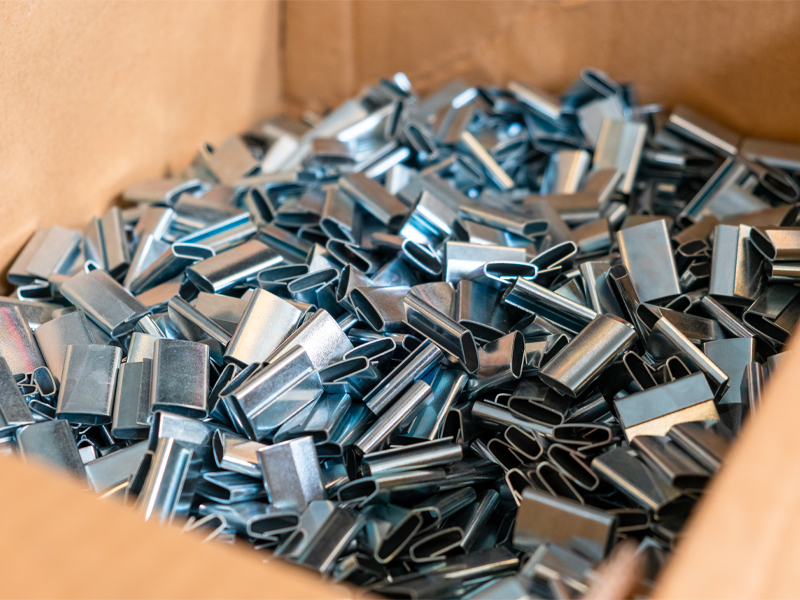 Sigilli / fibbie metalliche per reggetta Packma - 4