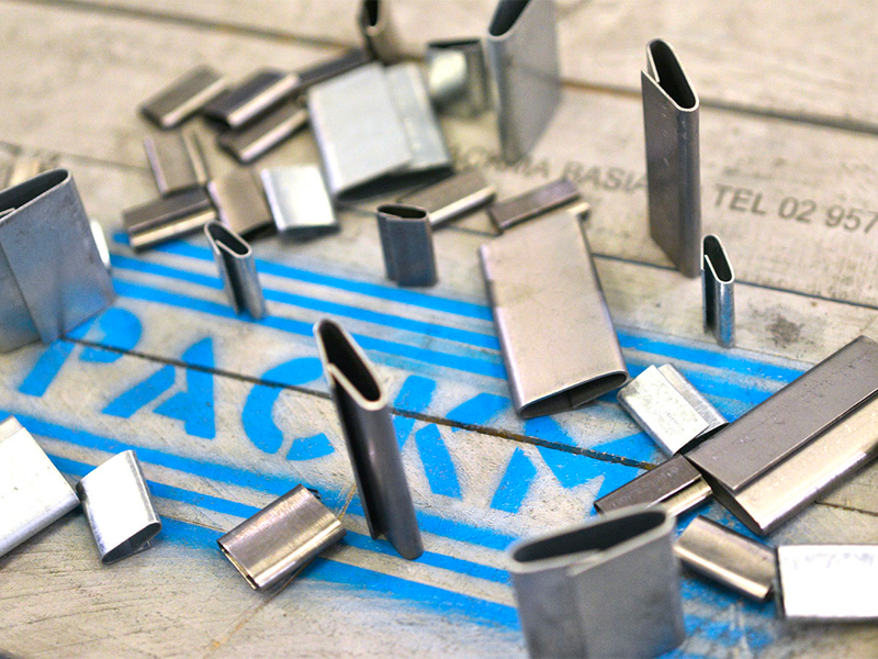 Sigilli / fibbie metalliche per reggetta Packma - 2